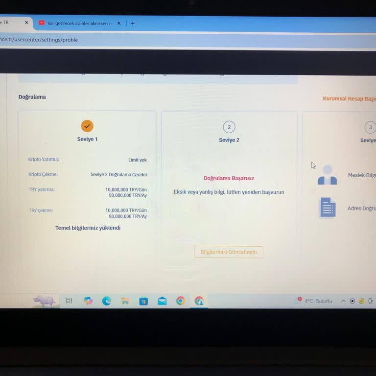 Kimlik Doğrulama Sürecinde Yaşanan Sorunlar