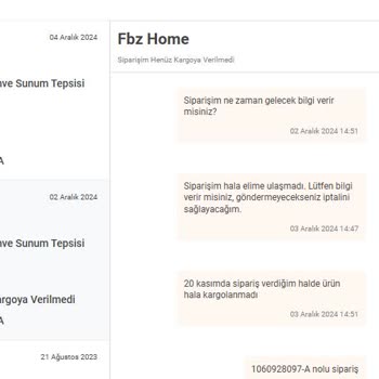 Koçtaş Web Sitesinden Sipariş Edilen Ürünler Kargolanmadı Ve İletişim Sağlanamadı