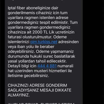 Türkiss Firmasının Haksız Ödeme Talebi Ve Hukuki Tehdit