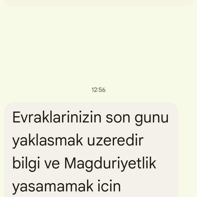 Yanıltıcı SMS İle Mağduriyet Tehlikesi