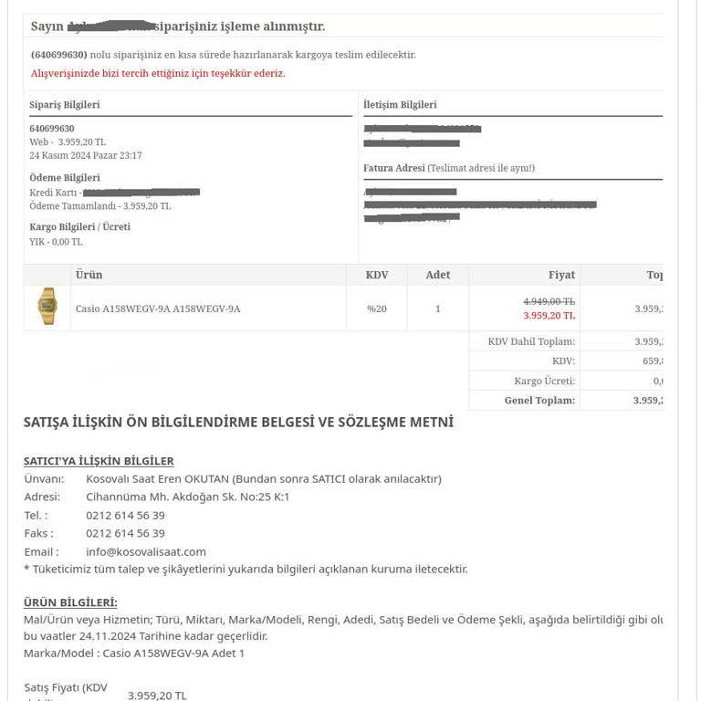 Kaybolan Saat Ve İletişimsizlik Kabusu