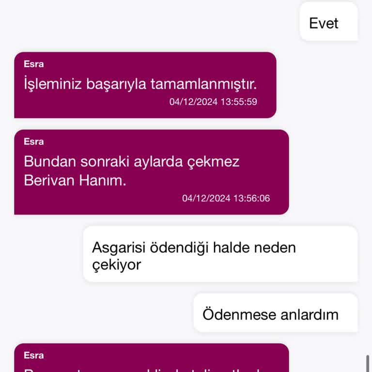 QNB Bankası'nda Otomatik Ödeme Talimatı Sorunu