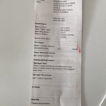 Hasarlı Çamaşır Makinesi Ve Media Markt'ın İade Sorunu