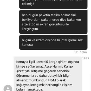 H&M Ve Hepsijet Arasında Kaybolan Sipariş: İletişim Eksikliği