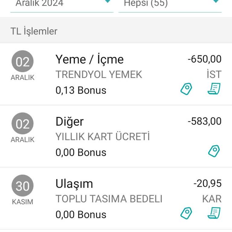 Garanti BBVA Kart Aidatı İadesi Talebi