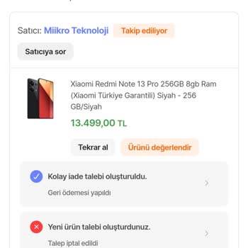 IMEI Farklılığı Ve Geciken Para İadesi Mağduriyeti