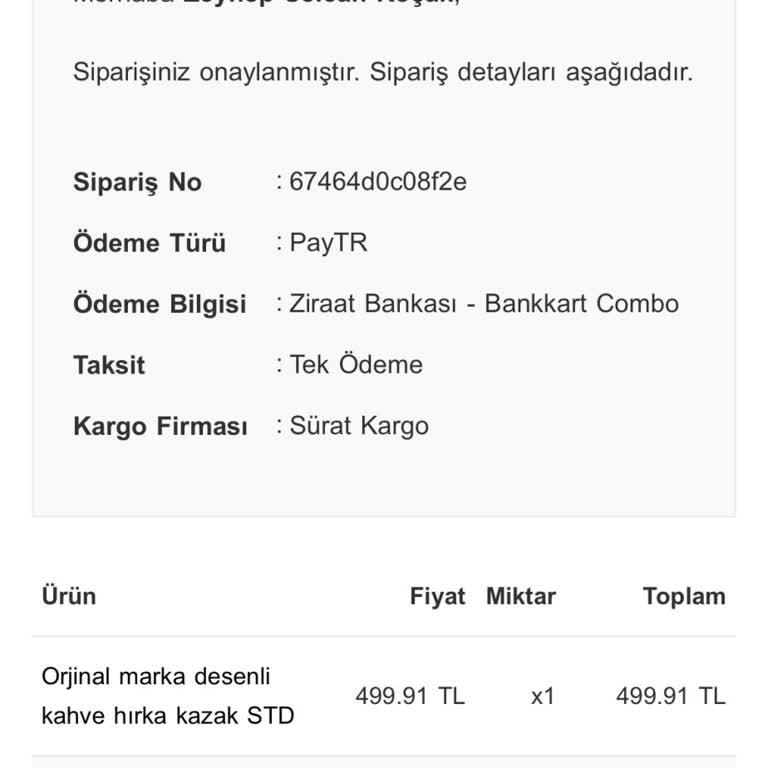 Ödeme Yapıldı Ama Sipariş Kargolanmadı