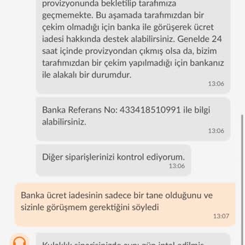 Trendyol'da İptal Edilen Siparişin Ücreti İade Edilmiyor