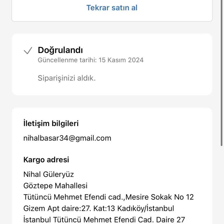 Siparişim Ulaşmadı Ve İletişim Kurulamıyor