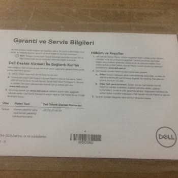 Dell G15 Garanti Süresi Sonunda İlgisizlik