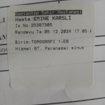Geç Saatte Tomografi Randevusu Ve Cihaz Arızası Bahaneleri