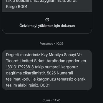 Teslim Edilmeyen Kargo Ve İletişim Sorunları