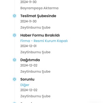 Kargo Teslimatında Gecikme Ve Ulaşım Sorunu