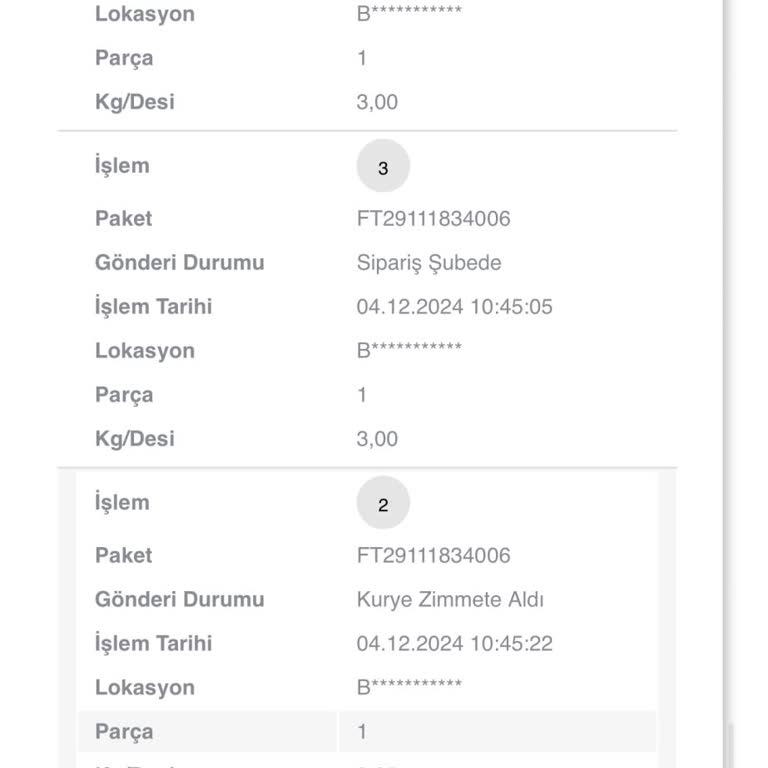 Kargom Gelmedi Ve Ulaşım Sorunu Yaşıyorum