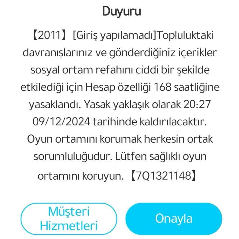 Haksız Ban Ve Yetersiz Müşteri Hizmetleri