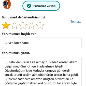 İade Sürecinde Yaşanan Sorunlar Ve Yayınlanmayan Yorumlar