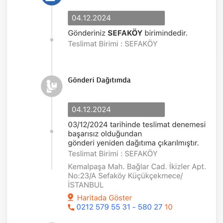 MNG Kargo Sefaköy Şubesi İletişim Sorunu Ve İade Endişesi