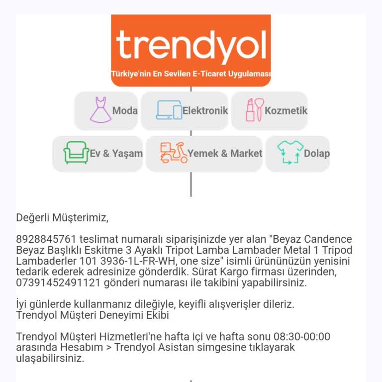 Trendyol Ve Sürat Kargo İle Çözülmeyen Kargo Sorunu
