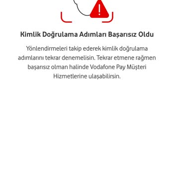 Vodafone Pay Hesap Doğrulama Sorunu