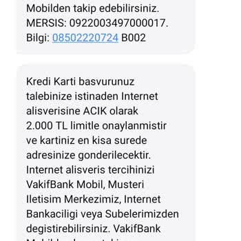 VakıfBank Kredi Kartı Teslimatında Sürekli Sorunlar
