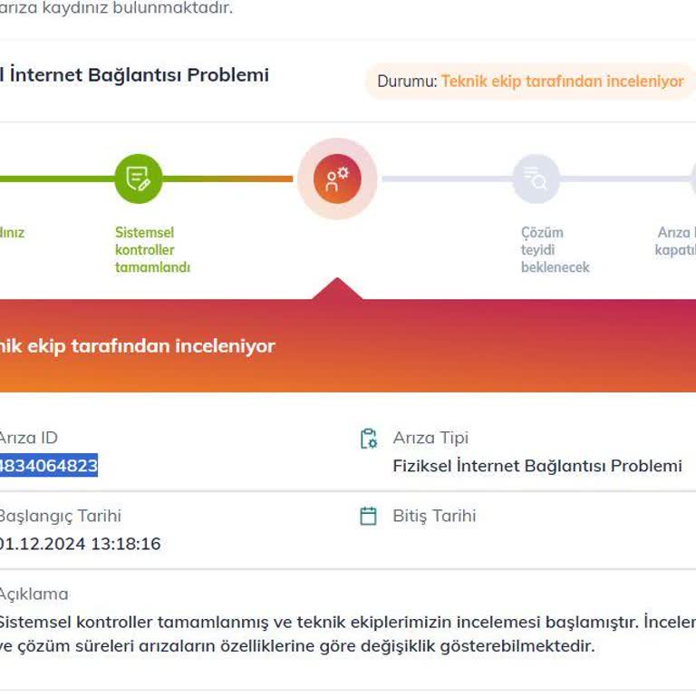 Türk Telekom'da Çözülmeyen Arıza Kaydı Sorunu