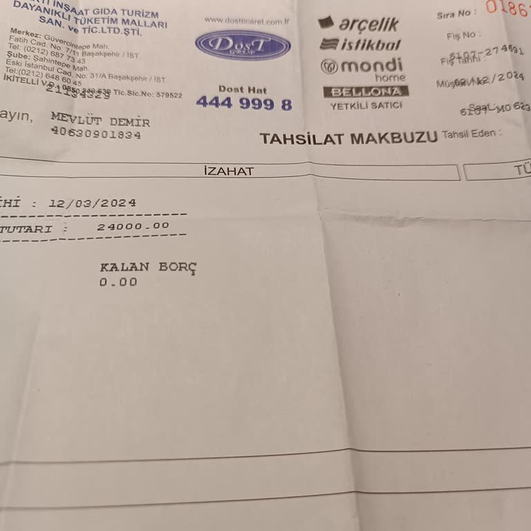 Arçelik Kahve Makinesi Siparişinde İletişim Sorunu