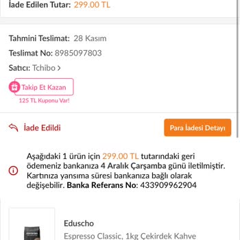 Teslim Edilmeyen Sipariş Ve İade Sorunu