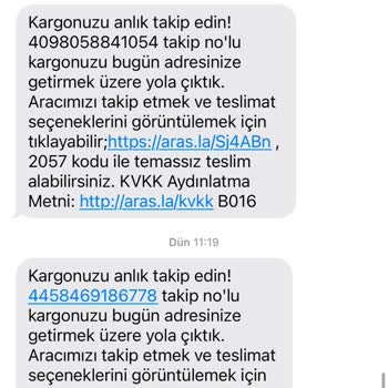 Aras Kargo İle Yaşanan Teslimat Sorunları