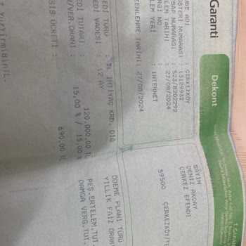Garanti Bankası'nda Yetkisiz İşlem Ve İlgisiz Hizmet