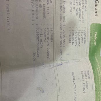Garanti Bankası'nda Yetkisiz İşlem Ve İlgisiz Hizmet