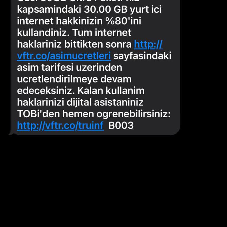 Vodafone Müşteri Hizmetlerine Ulaşamama Ve Paket Sorunu