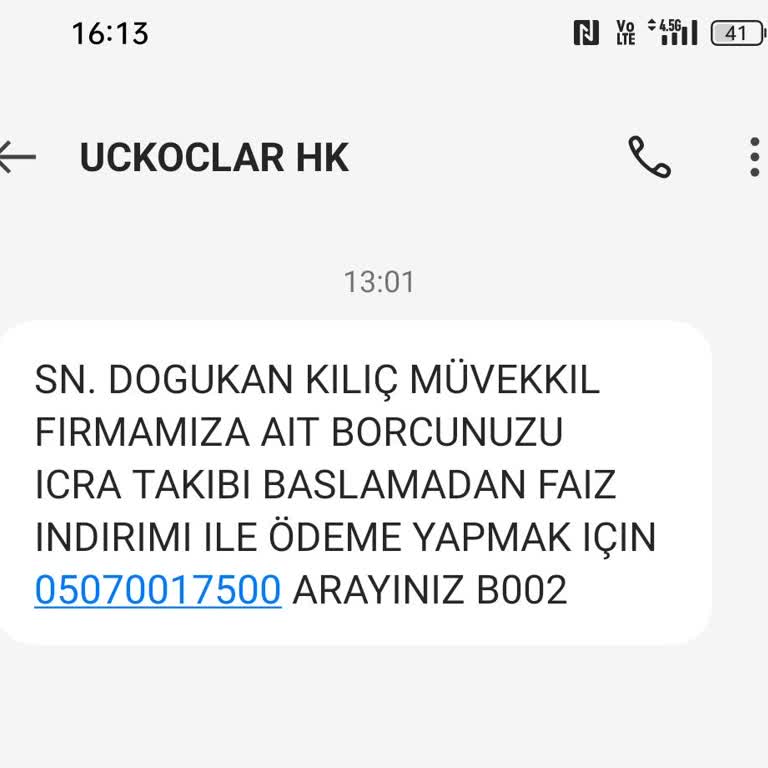 Yanıltıcı Borç Bildirimi Ve Kişisel Veri İhlali Şikayeti