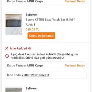 Yanlış Ürün İadesinde Müşteri Hizmetleri Sorunu