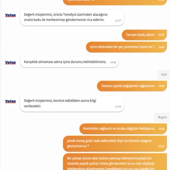 Yanlış Gönderilen Ürün Ve Değişim Sorunu