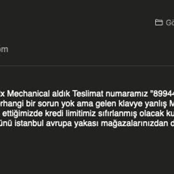 Yanlış Gönderilen Ürün Ve Değişim Sorunu