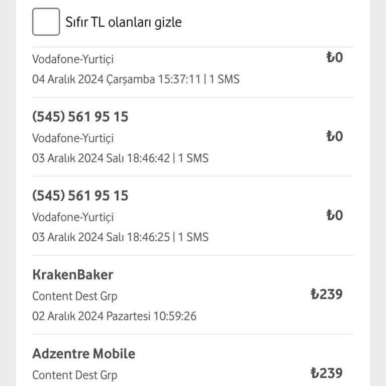 Kraken Baker'dan Habersiz Fatura Şoku