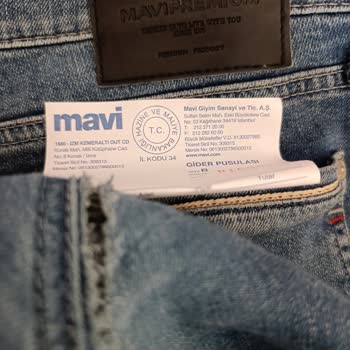 Mavi Jeans Kot Pantolonun Kısa Sürede Açılması