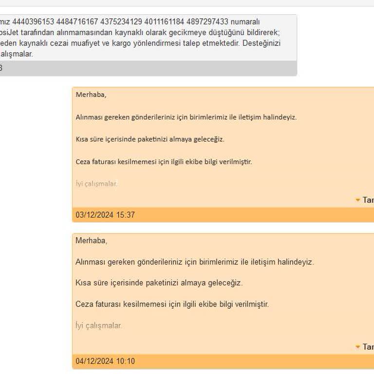 Hepsijet Avcılar Deposu'nun Ürün Alma Sorunu