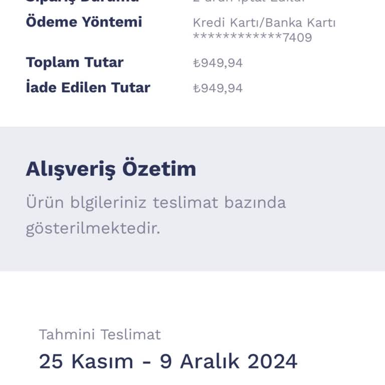 Penti Online Alışverişte Mağduriyet