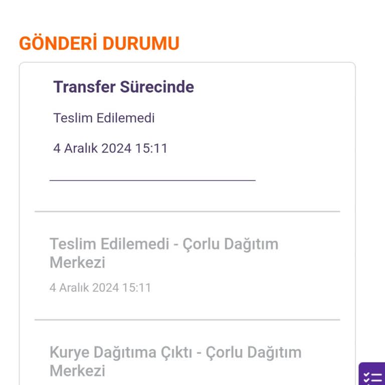 Teslim Edilmeyen Kargo Ve Yanıltıcı Bilgilendirme