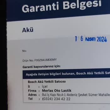 Rafta Beklemiş Bosch Akü Satışı Ve Yanıltıcı Garanti Uygulaması