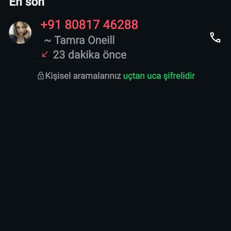 WhatsApp Üzerinden Gelen Rahatsız Edici Çağrılar