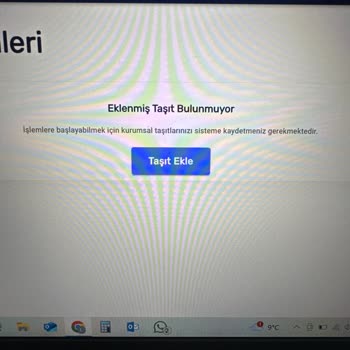 UTTS I Ulusal Taşıt Tanıma Sistemi Taşıt Ekle Bölümü Çalışmıyor!