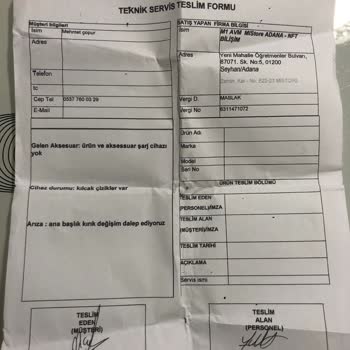 Dreame T30 Süpürge İçin Onarım Talebi Ve Servis Politikası Sorunu