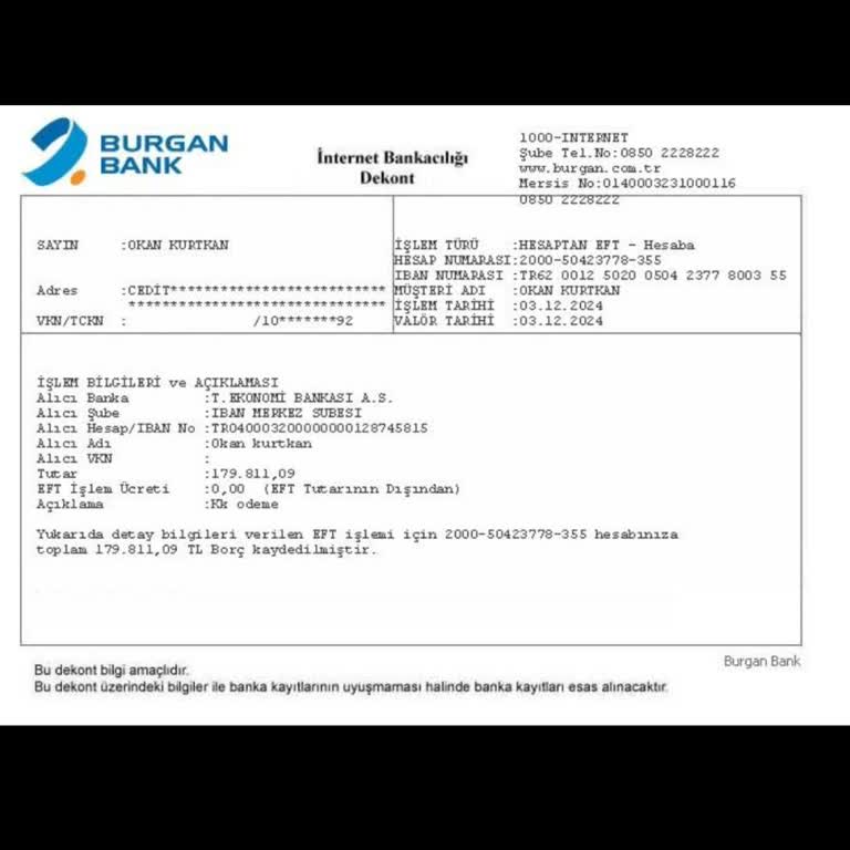 TEB Bankası'nda EFT Mağduriyeti