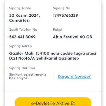 Tarife Fiyat Farkı Nedeniyle Hat Taşıma İptali Talebi