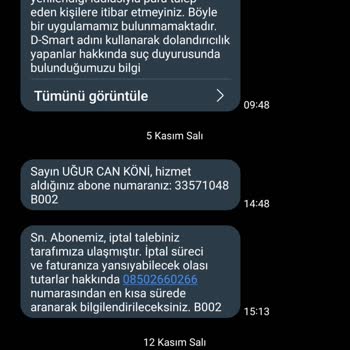 D-Smart'tan Haksız Fatura Şoku!