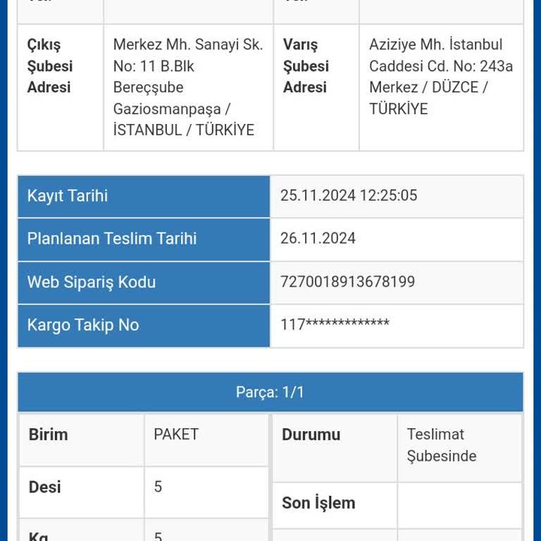 Sürat Kargo İle Teslimat Gecikmesi Ve İletişim Sorunları