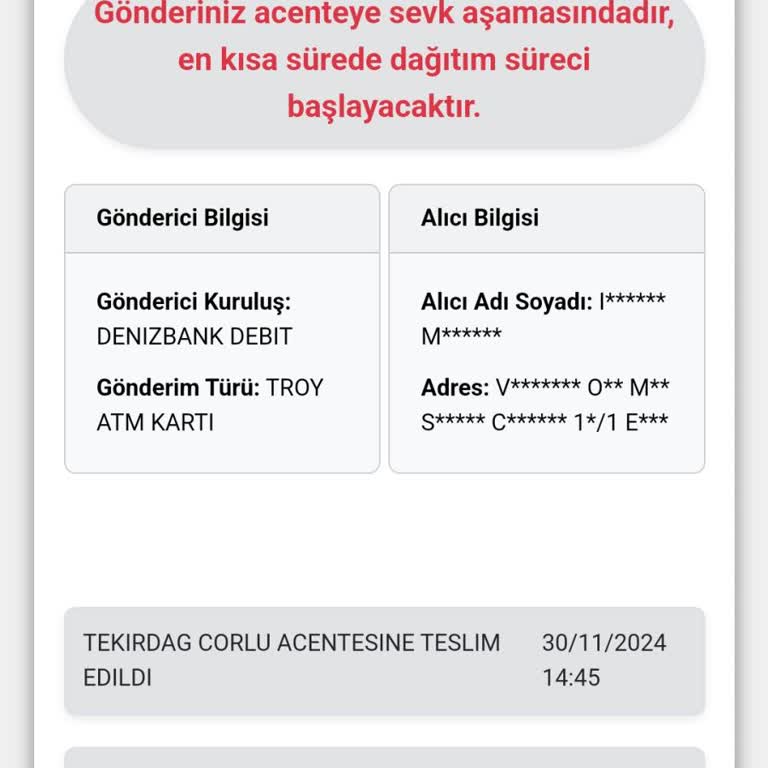 Teslimat Sürecinde Belirsizlik Ve İletişim Sorunları