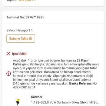 Trendyol'da İade Sorunu Ve Müşteri Hizmetleri Cevapsızlığı